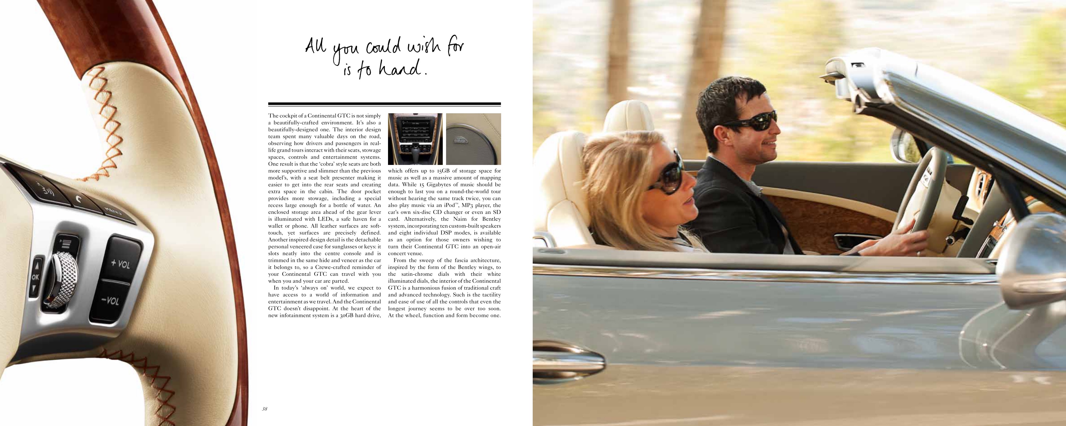 2012 Bentley Continental GTC Brochure Page 1
